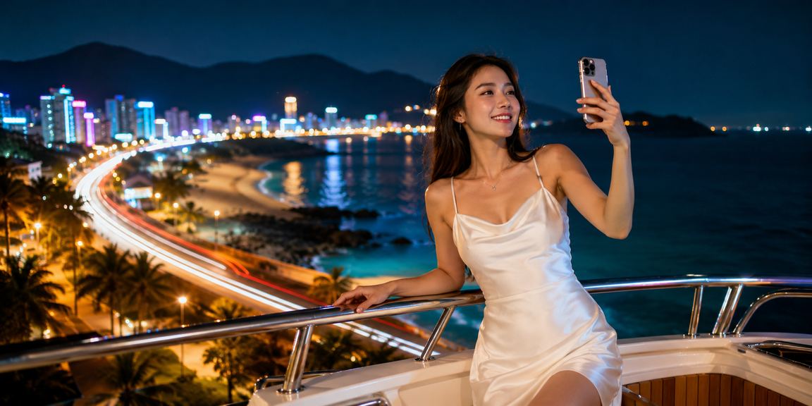 Người dùng tại bãi biển Côn Đảo thưởng thức trò chơi xổ số và jackpot online