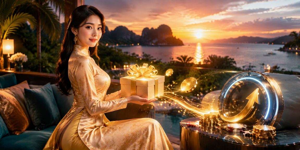 Người dùng mặc áo dài trải nghiệm trò chơi jackpot tại Ninh Bình